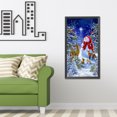 thumbnail image 4 of Kit de mosaico de arte hecho a mano con imágenes de ciervos y muñecos de nieve con pintura de diamantes de taladro redondo completo Hugtrwg Para estrenar, 4 of 9