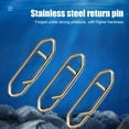 thumbnail image 4 of 100Pcs Fishing Power Speed Clip High Strength Stainless Steel Fishing Lure Quick Change Snap Connector Saltwater Freshwater Fishing Accessories, 4 of 8