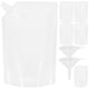 thumbnail image 1 of 1 Set of Travel Drinks Flasks Liquor Pouch Drink Pouch Bags Liquor Flasks for Beverage, 1 of 4