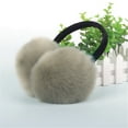 thumbnail image 2 of Furry Winter Earmuff Soft Warm Ear Muffs Winter Cold Weather Ear Warmer Outdoor Ear Covers for Women Girls, 2 of 2