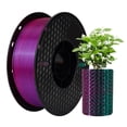 thumbnail image 1 of KINGROON KINGROON Silk PLA 3D Printer Filament - Multi-Color Options for FDM Printers (Red, Green, Blue, Gold, Silver, Copper, Purple, Fuchsia) - 1.75mm Diameter, 1KG Spool, 1 of 6