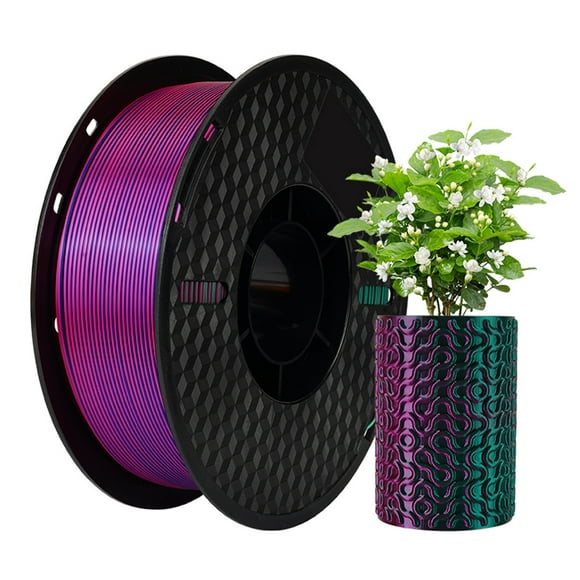 KINGROON Ensemble de Filaments 3D Multicolores pour Imprimantes FDM - KINGROON Silk PLA en Rouge, Vert, Bleu et Plus
