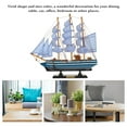 thumbnail image 4 of LIFKOME 1Set Sailboat Model Miniature Sailing Boats Wood Photo Prop Students Coastal Theme, 4 of 8