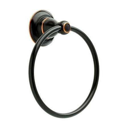 Delta Porter Oil-Rubbed Bronze Towel Ring Die Cast Zinc