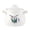 White, variant on 4 Quart Large Cauldron Crock Pot, Glazed Ceramic Cooking Pot with Lid for Stovetop Soup, Stew and Porridge, Even Heating, Easy to Clean