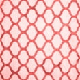 thumbnail image 1 of Ahgly Company Indoor Square Trellis Red Contemporary Area Rugs, 5' Square, 1 of 4