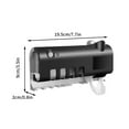 thumbnail image 2 of KQJQS Smart Toothbrush Sanitizer, Free Punching Wall Mounted Toothbrush Holder, Automatic Toothpaste Device, 2 of 3