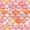 Orange Pink, variant on Manfei Cute Mermaid Tail Blackout Curtains, Dreamy Fish Scale Window Curtains Pack of 2 (38x45 Each), Pink Blue