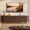 brown, variant on Easoger 65" Sliding Door TV Stand with Charging Station, Fluted Vertical Grille Wood Entertainment Center, Curved Oval Shape Storage Cabinet,Walnut