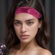 thumbnail image 2 of Ofertas Únicas 1 Pc Diademas Ajustables de Lentejuelas para Mujeres Rojo Rosa, 2 of 6