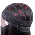 thumbnail image 3 of Peluca llena Pelucas delanteras del cordón del pelo sintético  largo para las mujeres negras negro jinwen Pelucas para mujeres negras, 3 of 8