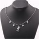 thumbnail image 3 of WORGEOUS Collar de ángel Cupido CLIBLA DE CLAVAZA CLAVACHA CLAVACHA CLAVICA Joyería para mujeres, 3 of 8
