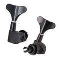 thumbnail image 2 of A Set 5Pcs Fish Tail Buttons Bass String Tuners Tuning Pegs Keys Machine Heads 2L3R Black Shenzhuyue, 2 of 7