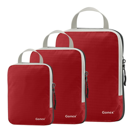Gonex - Gonex Packing Cubes, Travel Packing Organizers Luggage Compression Bags Pouches 9 Colors ...