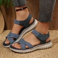 thumbnail image 6 of Taylonsss Women's Fashion Summer Wedge Sandals with Thick Bottom and Fish Mouth Design Featuring Supportive Straps and Shock-Absorbent Sole for Comfortable Beach and Everyday Use, 6 of 9