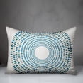 thumbnail image 3 of Creative Products Round Blue Dashes 14x20 Indoor / Outdoor Pillow, 3 of 9