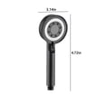 thumbnail image 3 of LSLJS Shower High Pressure Handheld Showerhead Hard Water High Pressure 5 Spray Modes Handheld Shower for The Elderly, Home Accessories, 3 of 9