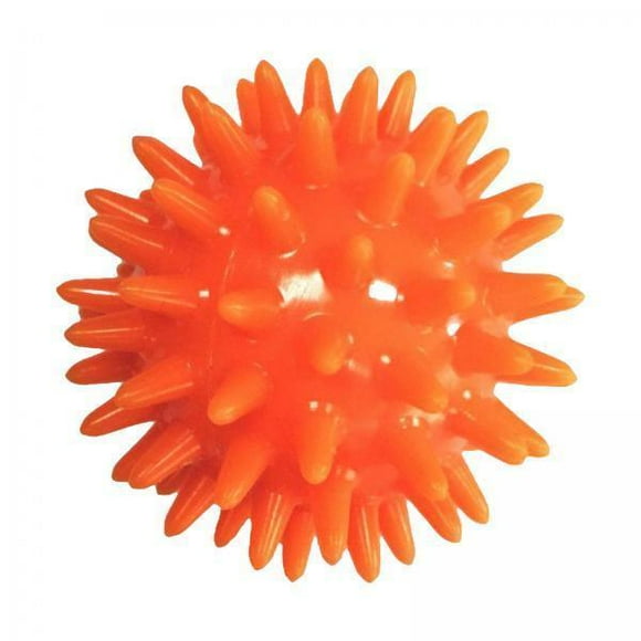 TISHITA 2xSpiky Massage Ball Exercise Ball Travel Easy to Carry 6cm Diameter Massage Roller Foot Massage Ball for Feet Soles Head Face Muscles , Orange, 4 4 Pcs