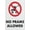 Warning Sign 5, variant on No Public Toilets Patrons Only Warning Security Outdoor Sign - 8"x12", Reflective, Weatherproof - Café, Restaurant, Store, Gas Station