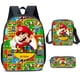 thumbnail image 1 of Mochila JM New de dibujos animados de Mario para estudiantes de primaria y secundaria, bolsa de poliéster, juego de tres piezas, 1 of 4