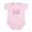 Petal Pink, variant on CafePress - Im Cute, Mommy Is Cute, And Daddy... Is Just Lucky - Baby Light Bodysuit, Size Newborn - 24 Months