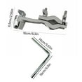 thumbnail image 3 of Adjustable Metal Cowbell Clamp L-Rod Percussion Mounting Bracket Cowbell Mount Holder Clip for Drummer Drum Hardware, 3 of 8
