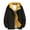 Black, variant on Dagegui Men's Color Block Jackets Plus Size Full Zip Up Jacket Drawstring Hooded Coat with Pocket Casual Outdoor Running Athletic Coats October Deals Yellow 5XL