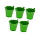 thumbnail image 4 of 5 cubos de metal galvanizado, cubos de hielo, recipientes para manualidades con asa, decoración del hogar, jarrones metálicos decorativos resistentes Verde, 4 of 8