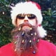 thumbnail image 1 of Luces navideñas para barba, mini campanas, pinza para barba, adornos navideños, 1 of 3