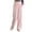 Pink, variant on Lenpel Girls' Wide Leg Pants Children Lightweight Elastic High Waisted Loose Lounge Pants Baggy Causal Trousers with Pockets