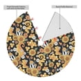 thumbnail image 2 of Sikiie Sunflowers Bee 30-48 inches {designName} Print Christmas Tree Skirt Snowman Xmas Tree Skirt with Edge Christmas Decorations for Holiday Party30", 2 of 7
