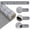 Dark Gray, variant on Modern Plaid Runner Rug Washable, Low Pile Non-Slip Faux Wool Hallway Carpet Soft Collapsible Area Rug for Kitchen Bedroom