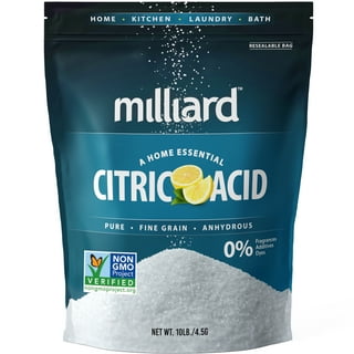  Relative Foods Citric Acid 2 lb - 100% Food Grade - Perfect  Citric Acid Powder for Cleaning, Bath Bombs, & More - Ideal Water Softener  : Health & Household