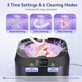 thumbnail image 4 of Ultrasonic Retainer Cleaner, Caveen 48Khz Professional Cleaning  Machine for Night Guards, Braces, Aligner, Toothbrush with Digital Timer, Portable Denture Cleaning Pod, 4 of 9
