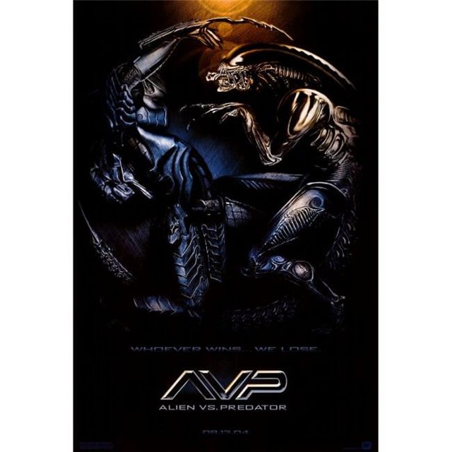 Pop Culture Graphics MOVAF0162 Alien Vs Predator Movie Poster Print, 27 x 40