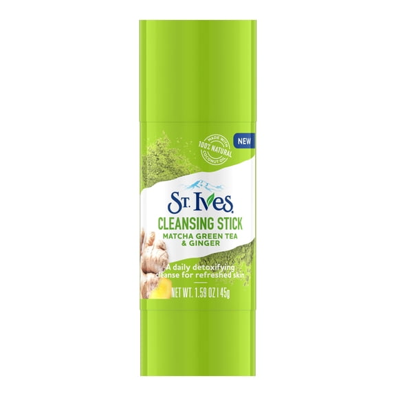 St. Ives Detox Me Daily Cleansing Stick Matcha Green Tea & Ginger 1.6 oz