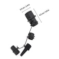 thumbnail image 6 of LOLIPPYY 1Pc Black Air Valves Adaptor for Boat and Kayak with Anti Leakage Feature, 6 of 8
