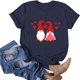thumbnail image 5 of Blusas de Manga Corta para las Mujeres Divertida Impresión Cuello Redondo Camiseta Vintage, Blusas de Primavera para las Mujeres, 5 of 8