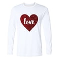 thumbnail image 3 of qucoqpe Valentine's Day Shirts for Men 2026 Spring Fashion Casual Love Heart Printed Long Sleeve Tops Loose Pullover Blouse, 3 of 5