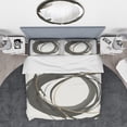 thumbnail image 3 of Designart 'Gold Glamour Circle IV' Geometric Duvet Cover Set, 3 of 4