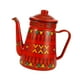 thumbnail image 2 of Cafetera esmaltada, tetera vintage esmaltada, tetera de agua caliente, tetera floral Rojo 1.5L, 2 of 9