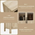 thumbnail image 4 of 1 Set Of Fb Board + Mdf Board Four-Door Glass Sideboard, 4 of 9