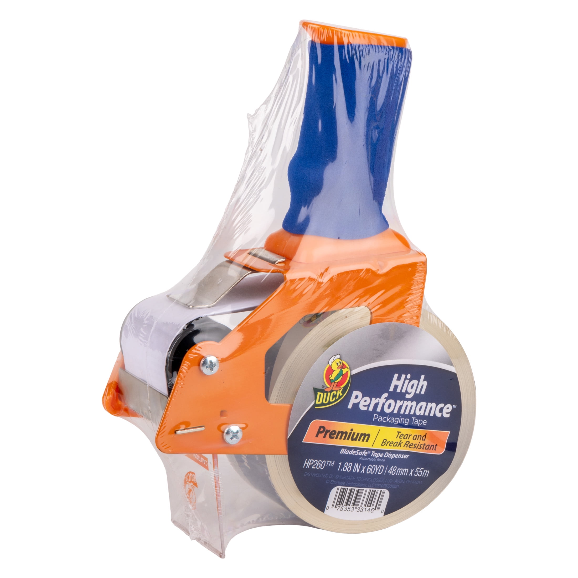 Duck High Performance Packing Tape Gun, 1.88 in. x 60 yd.