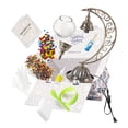 thumbnail image 3 of Turkish Mosaic Moon Lamp Making Kit | DIY Colorful Glass Decorative Table Desk Light | Craft Kit For Adults | Make Your Own Lamp | Living Room Bedroom | Mosaic Pieces, Beads, US-Plug (Multicolor), 3 of 7