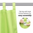 thumbnail image 3 of LAGarden 54"x108" Outdoor Privacy Curtain Panel Tab Top UV30+ Backyard Patio Gazebo Cabana Deck Pergola 20 Piece, 3 of 9