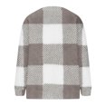 thumbnail image 5 of Kaemgyyd Plus Size Cardigan Sweater for Women Fall Long Sleeve Open Front Knit Sweaters Trendy Plaid Loose Outwear Coat, 5 of 5