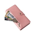 thumbnail image 3 of Frusde for Samsung Galaxy S24 Ultra S24 Plus S24 Wallet Case with Lanyard Leather Folio Flip Zipper Kickstand Cover, 3 of 6