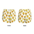 thumbnail image 3 of Pofeuu Qutumn Tree Print Women's Athletic Shorts Running Workout Shorts Tummy Control Quick Dry Gym Shorts with Pockets Double layer sports shorts-Medium, 3 of 7