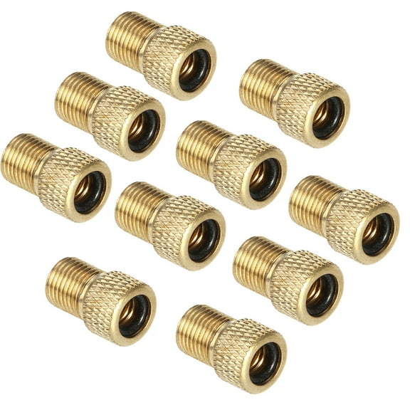 MERRYHAPY 10-Piece Bike Pump Adapter Set Compatible with Air Compressor for Tire Inflation