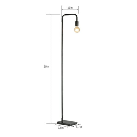Sulab Old Silver 1-light Floor Lamp